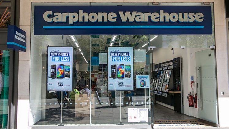 What has Carphone Warehouse lost?