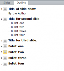 Tips - Powerpoint Bullets 4