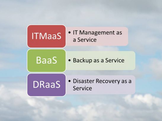 TIPS Cloud ITMaaS, BaaS, DRaaS (Credit S. Brooks)