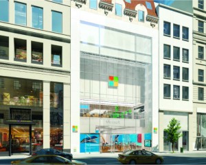 Microsoft Flagship stores, ,New York (Source Microsoft)