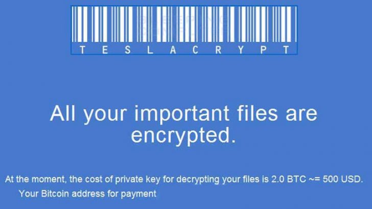 TeslaCrypt ransomware authors give up