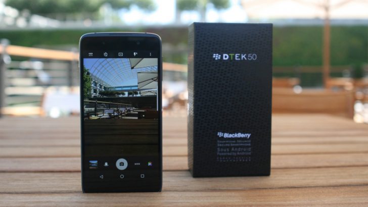 BlackBerry announces DTEK50, world's most secure Android smartphone