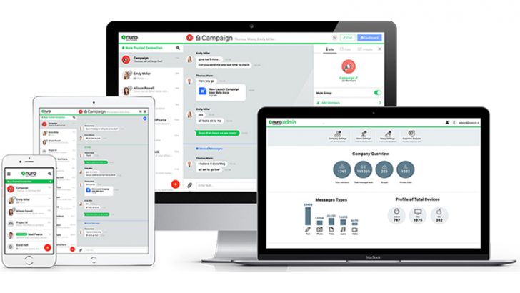 Nuro launches Nuro Enterprise II app for corporate messaging