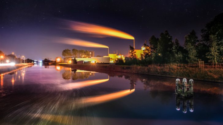 Factory (Image Credit: Pixabay/SkitterPhoto - https://pixabay.com/en/factory-night-long-exposure-1509853/)