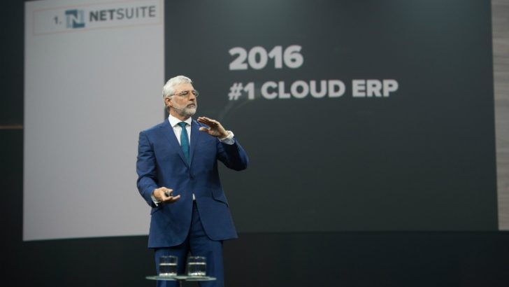 Zach Nelson at SuiteWorld 2016 (Image credit NetSuite - ©2016 Marc Fiorito - Gamma Nine Photography)