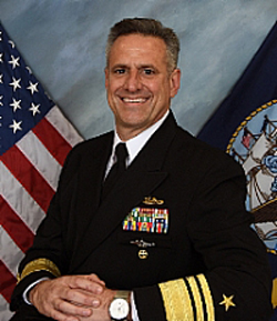 Chief of Naval Personnel Vice Adm. Robert Burke