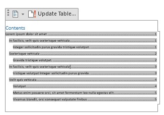 table update box